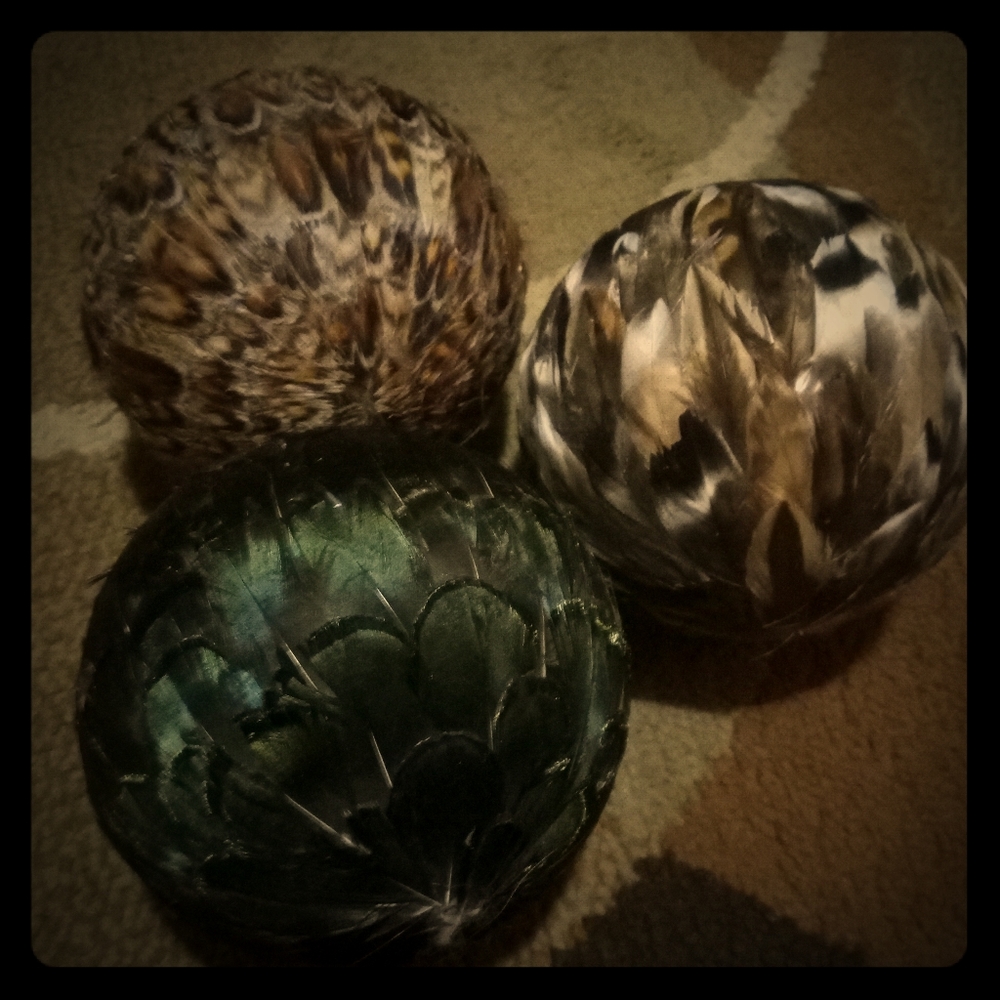 Feathered Decoration Balls